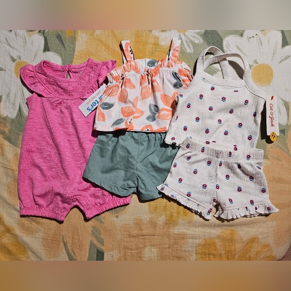 Other - ☘️3/$15☘️ Baby Girl 3 Outfits Bundle